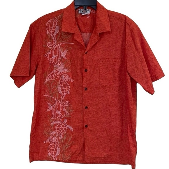 Vintage Pacific Legend Apparel Made in Hawaii Button Down Skirt Size L - Picture 1 of 6